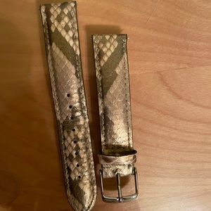 Michele Watch 18mm Gold Snake Band